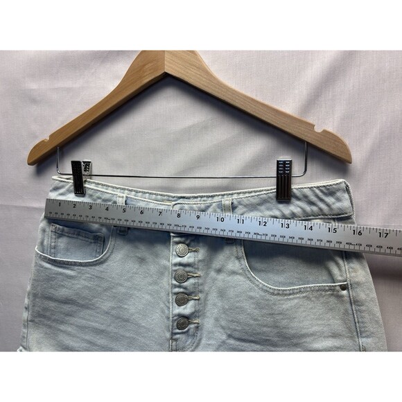 High Waisted Jean Shorts Lot Of 3 Mom Jeans Cuffed Button Front Size 9/10 - Picture 5 of 16